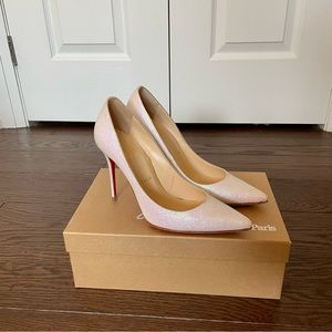 Christian Louboutin Decollete 554 100 Glitter Pump